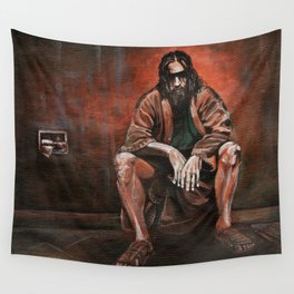 The Dude, "You pissed on my rug!" Wall Tapestry