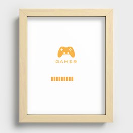  in progress please wait perfect gift for playing games Recessed Framed Print