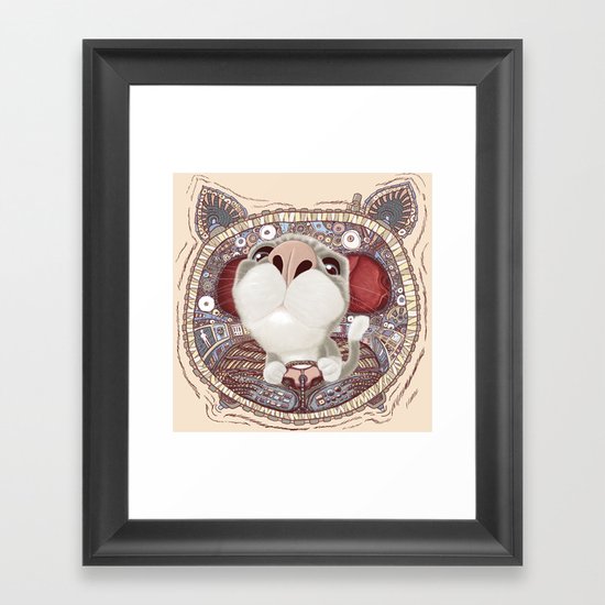 Controlled Framed Art Print