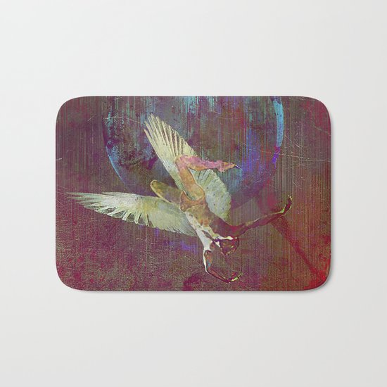fallen angel Bath Mat