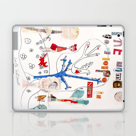 The Time To Be Happy Is Now Laptop & iPad Skin