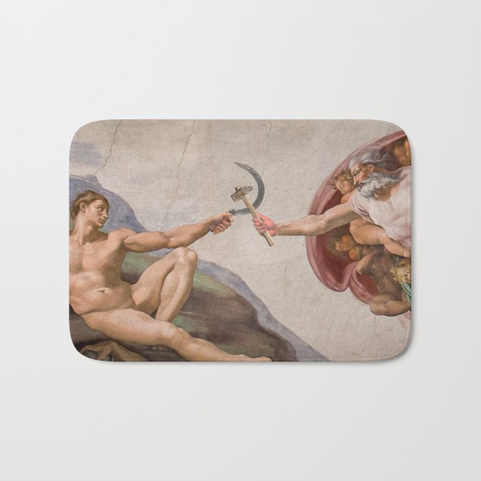 Creation of Communism Bath Mat