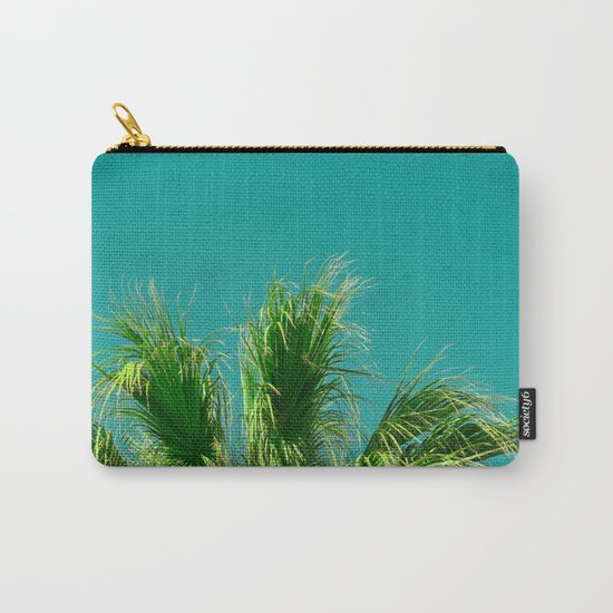 Palms on Turquoise Carry-All Pouch