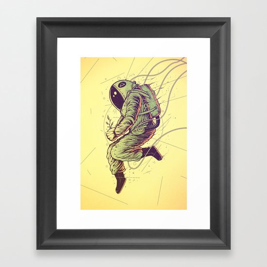 Green Mission Framed Art Print