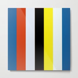 Ellsworth Kelly Red Yellow Blue White and Black Metal Print