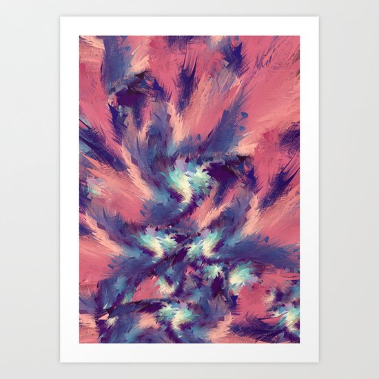 Colorful Energy Art Print
