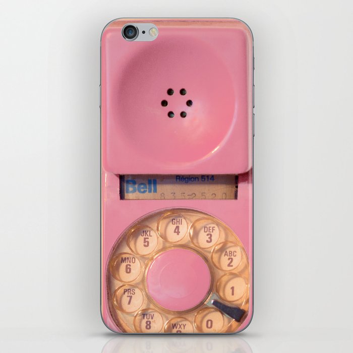 Pink Hotline iPhone Skin