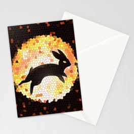 Blood Moon Bunny Stationery Cards