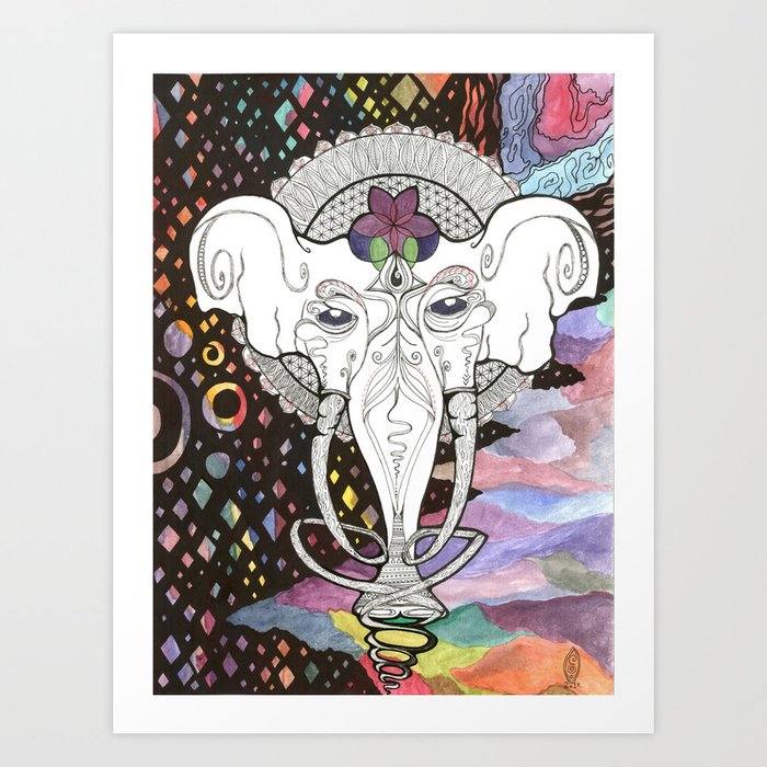 Sacred Elephant Canvas