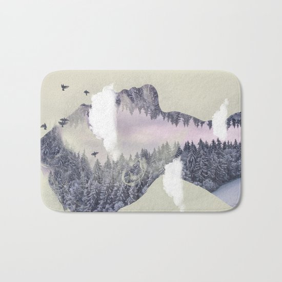Dreaming of Ink Bath Mat