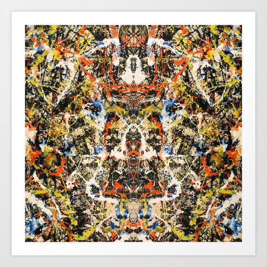 Reflecting Pollock 2 Art Print