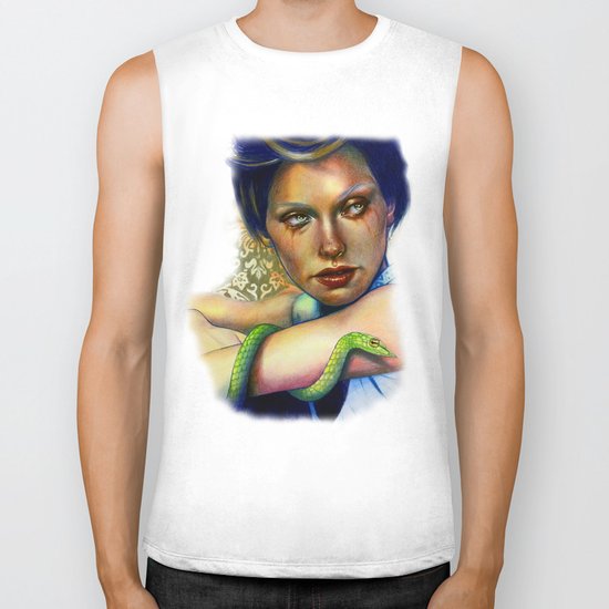 Holding Oxybelis Biker Tank