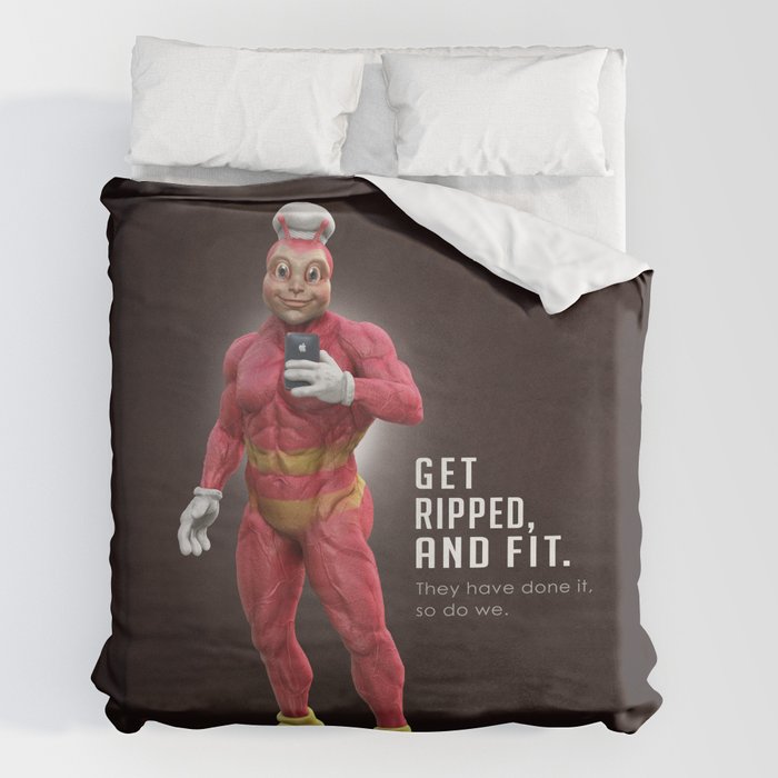 Jollibee the buff edition Duvet Cover by PORATOY Society6