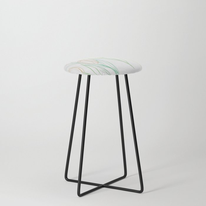 Dutch Tulips Counter Stool