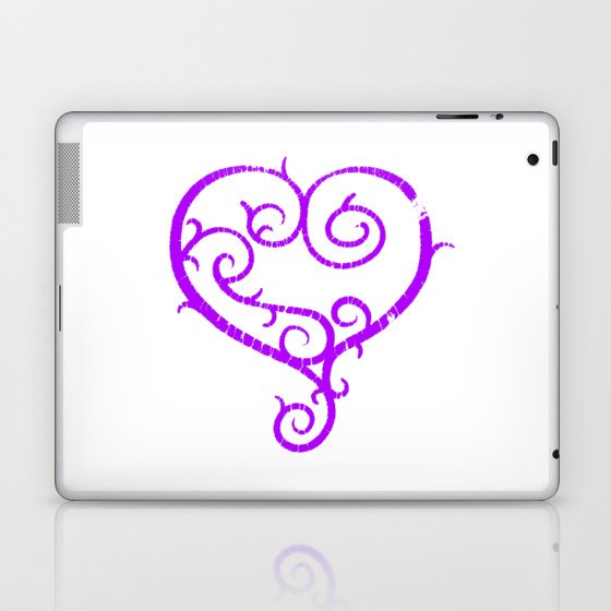GO. LIVE. NOW. heart logo Laptop & iPad Skin