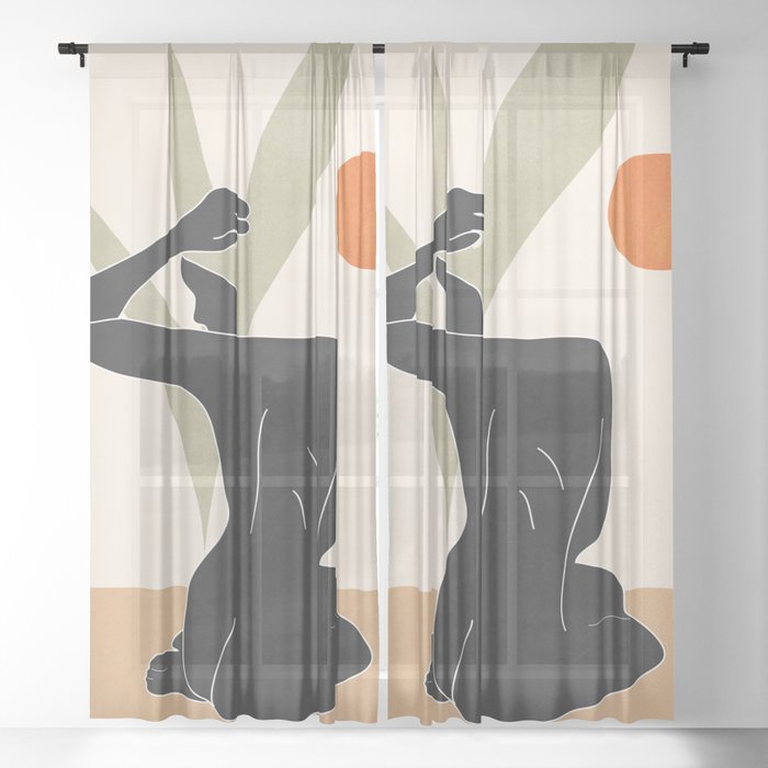 Nude Sheer Curtain