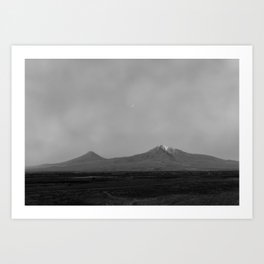 Ararat Under the Crescent Moon Art Print
