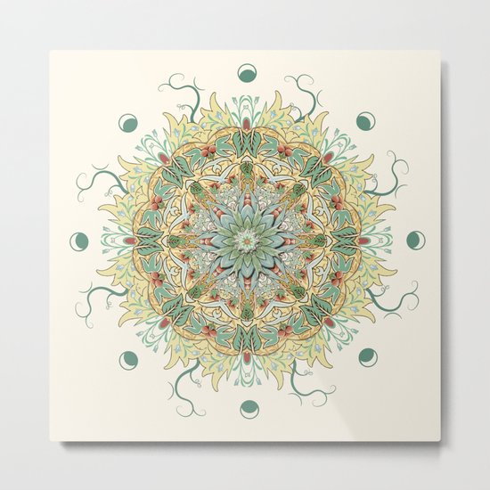 Morris Artful Artichoke Metal Print