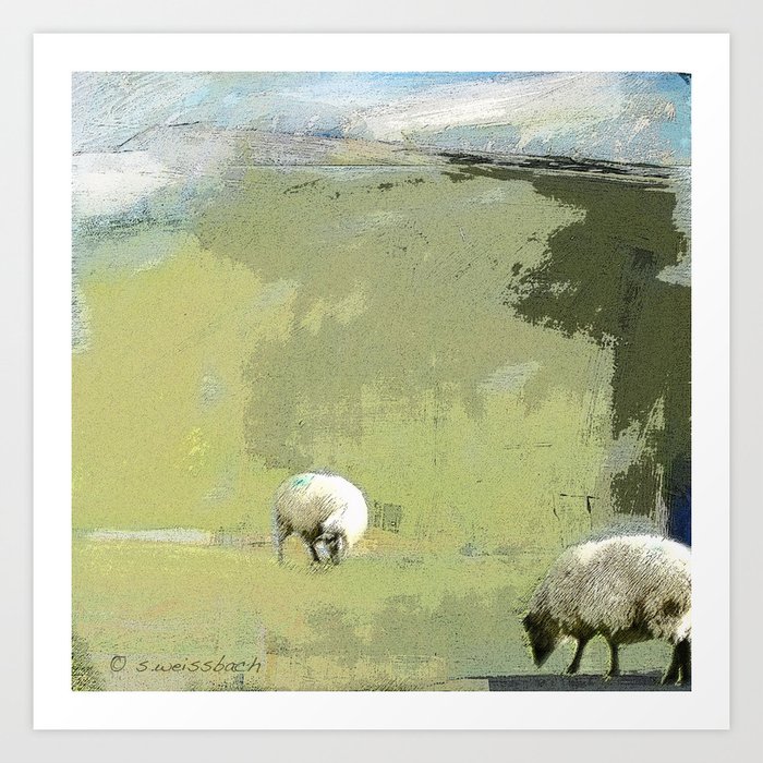 2 Sheep Art Print