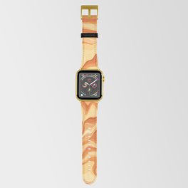 Orange Warped Apple Watch Band