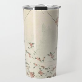 Hokusai, Fuji and cherry blossoms Travel Mug