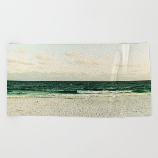 Lonely Wave Beach Towel