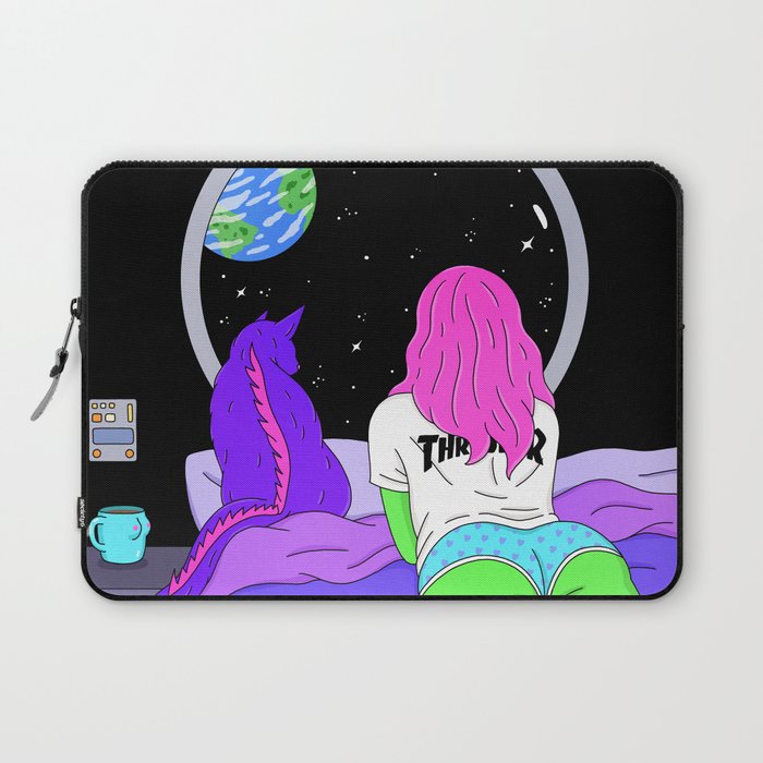 Alien Girl Laptop Sleeve