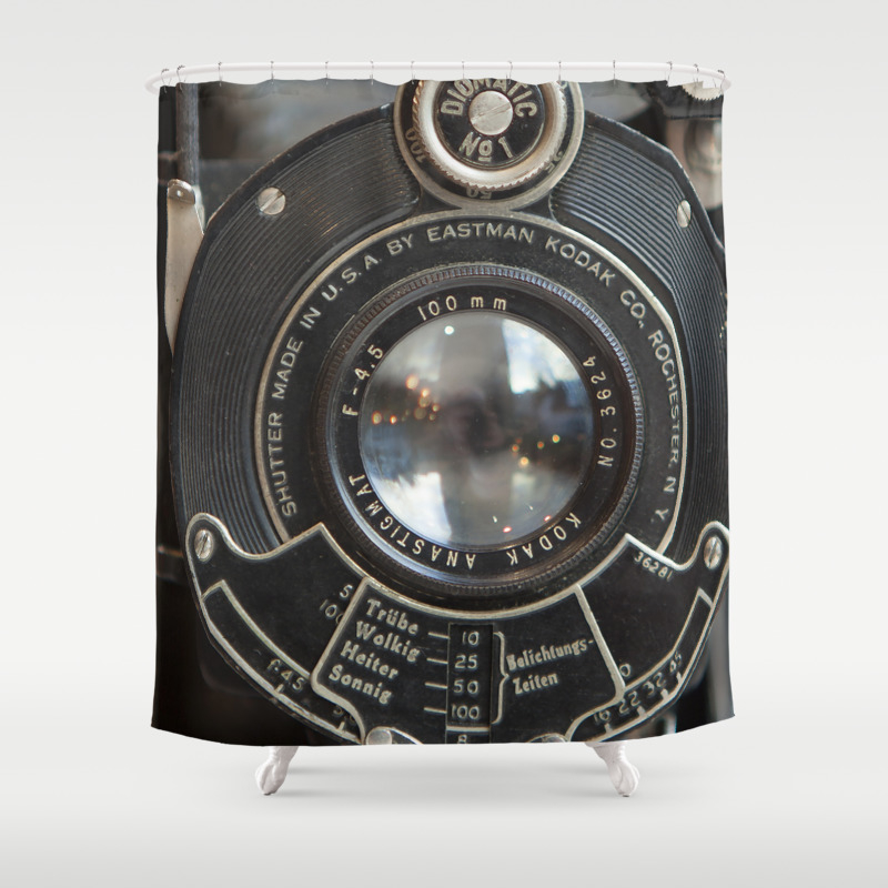Photographers Dream Ii Vintage Camera Shower Curtain By