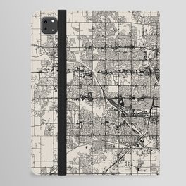 USA - OMAHA. Map Drawing iPad Folio Case