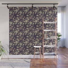 Lovely Floral Pattern Wall Mural