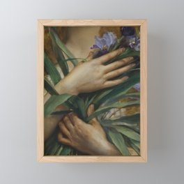 Ophelia (detail) Framed Mini Art Print