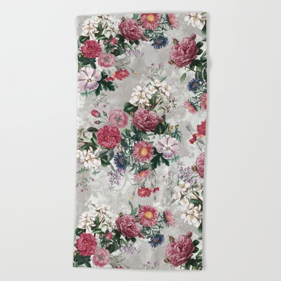 Beautiful Flowers Beach Towel