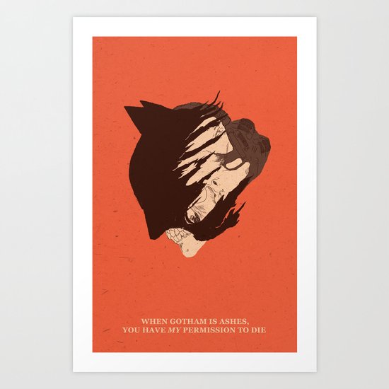 The Dark Knight Rises Art Print