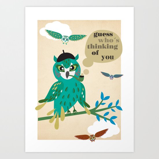 guess who Art Print
