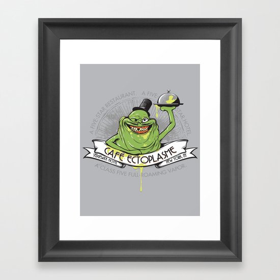 Café Ectoplasme Framed Art Print