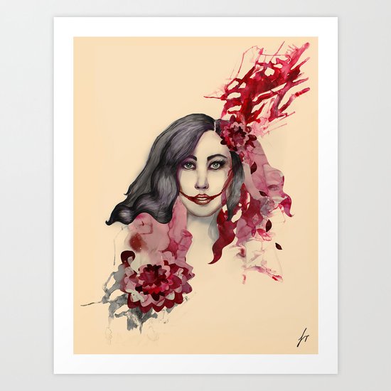 Le Fluer Noir Art Print