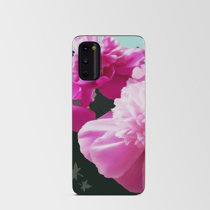 Pastel pink peony fantasy Android Card Case