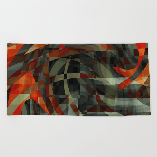 close to the core Beach Towel