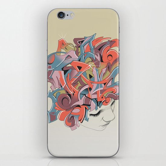 Graffiti Head iPhone & iPod Skin