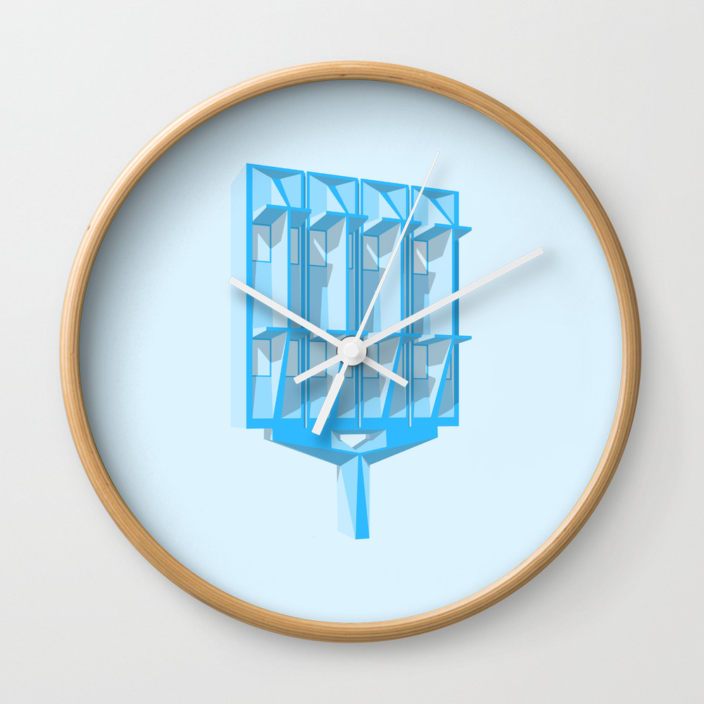 Boca Raton Ibm Wall Clock By Heldinaline Society6