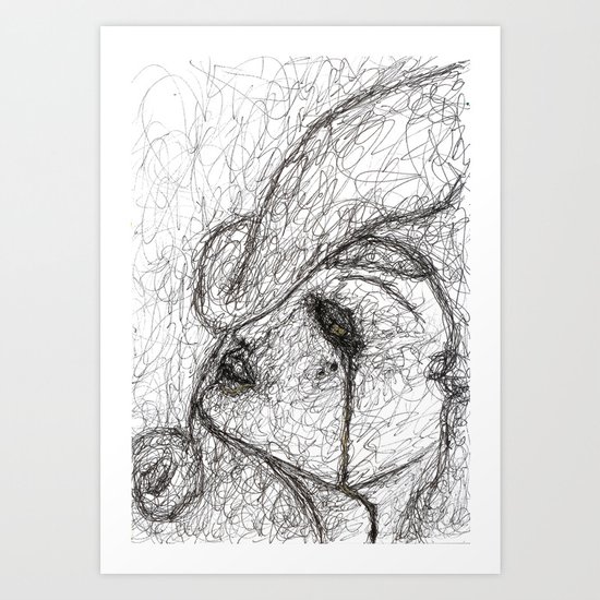 In The Dark Of It Art Print