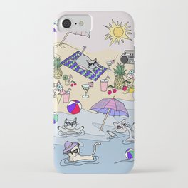 summer cats iPhone Case