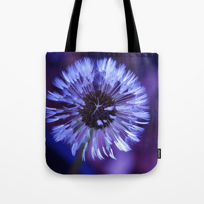 Violet Dandelion Tote Bag