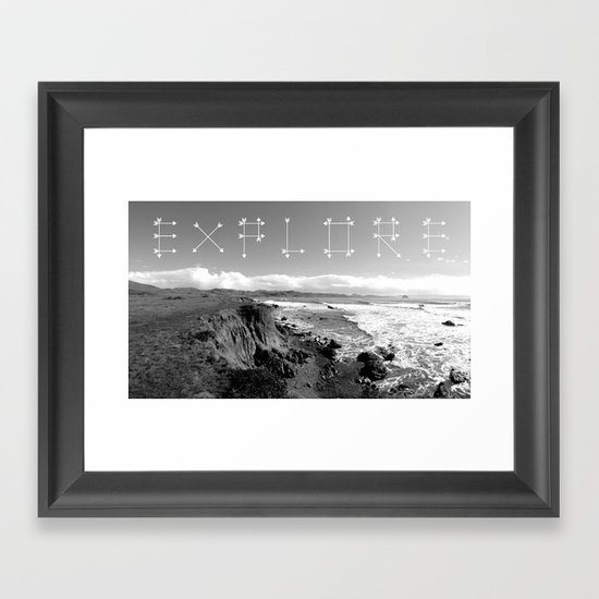 EXPLORE Framed Art Print