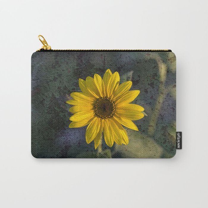 Sunflower texture Carry-All Pouch