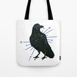 Colourful Crow  Tote Bag