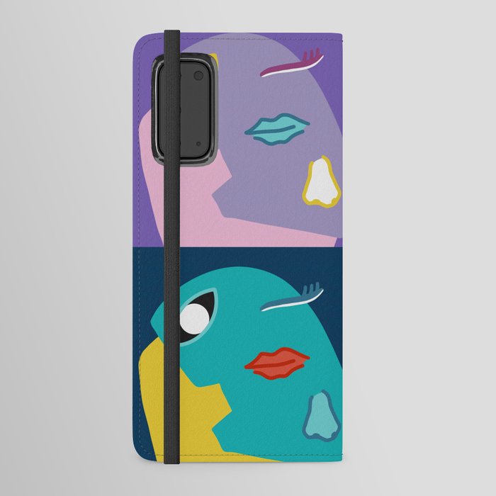 When I'm lost in thought patchwork 5 Android Wallet Case