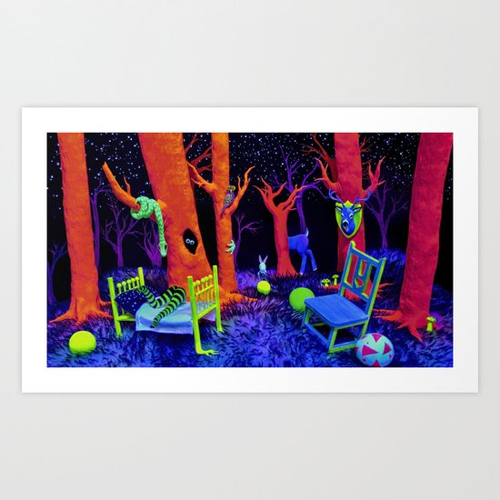 Bump in the Night Art Print