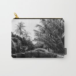 Boat Ride Carry-All Pouch | Nature, Photo, Landscape, Black and White 