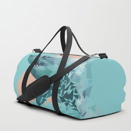 Shark Low Poly Art Print Duffle Bag